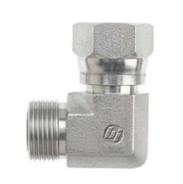 BSPP Male Cone x BSPP Swivel Female 90 deg Compact Elbow