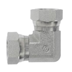 BSPP Swivel Female x BSPP Swivel Female 90 deg Compact Elbow