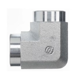 NPTF Fixed Female x NPTF Fixed Female 90 deg Compact Elbow