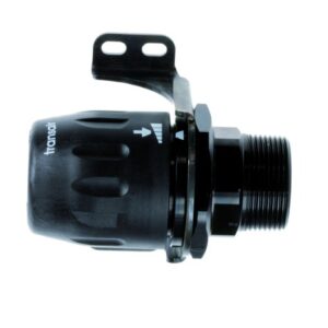Male Stud BSPT c/w Fixing Plate