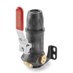3 Port 45 degree Wall Bracket c/w Ball valve