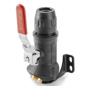 1 Port 45 degree Wall Bracket c/w Ball valve