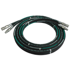 Flat Face QRC EN853-2 Breaker Hoses - 6 Metre