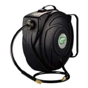 9 Mtr Compact Retractable Air Hose Reel - Black Case & Hose
