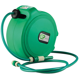 20 Mtr Retractable Water Hose Reel - Green Case & Hose