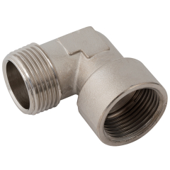 Equal Elbow BSPT x BSPP Nickel Plated